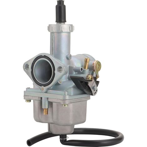 Carburador de repuesto Silver PZ26 de 26 mm para motores de 4 tiempos de 100 cc, 110 cc y 125 cc (CG125, XF125, 156FM, 157FM) para ATV, quads, pit bikes, ciclomotores y scooters. (1/5)