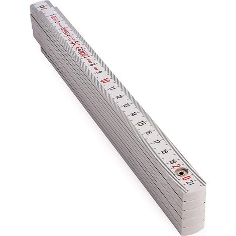 DOPPIOMETRO DOPPIO METRO CARPENTIERE LEGNO RICHIUDIBILE MURATORE ALFA (1/2)