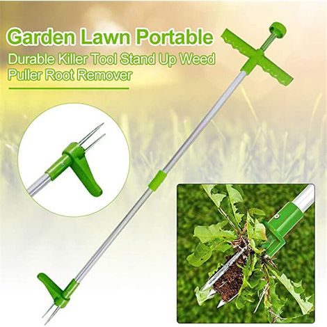 Green Aluminium Manual Weed Puller for Garden 57 cm (1/5)