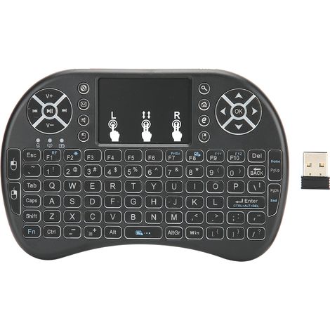 2,4-GHz-Funkfernbedienung mit Mini-USB-Tastatur und Touchpad für Android-TV-Box (1/5)