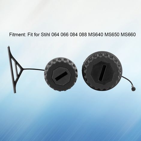 Bouchon de réservoir pour tronçonneuse Stihl 064 066 084 088 - Pièce de rechange carburant (1/5)