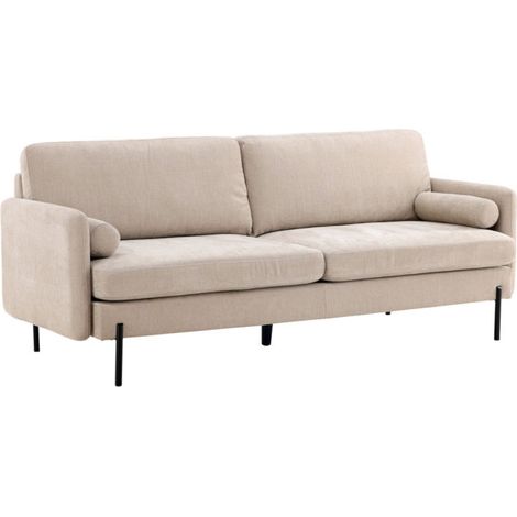 Canapé 3 Places "Antibes" 209cm Beige (1/5)