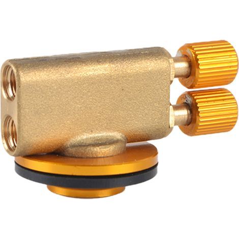 Adapter für Kocher mit Universalanschluss für Metall-Außenofenkopf, Schalter und Flachpfannensteuerung, Doppelventil. (1/5)
