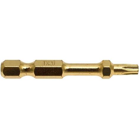Punte lunghe 50 mm MAKITA Impact Gold Torsione TORX (T) Esagonale 1/4
