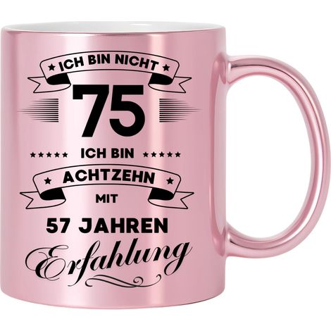 Divertente tazza regalo per il 75° compleanno (1/2)