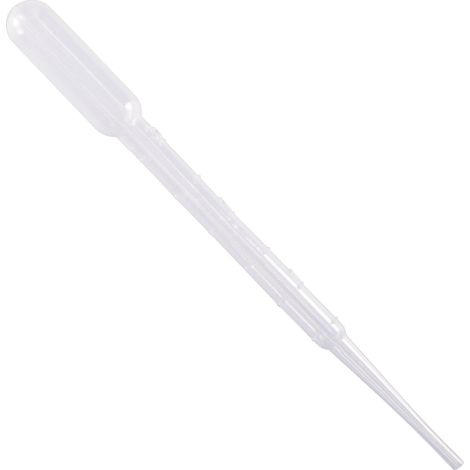 Kunststoffpipette zur Fütterung von Düngemitteln und Fischen in Aquarien, 1 ml, 15 cm