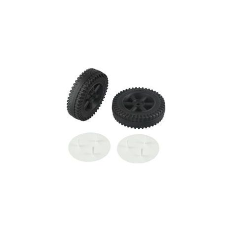 2er-Set Räder, Kunststoff, Durchmesser 152 mm, hitzebeständig, für Gasgrill (1/5)