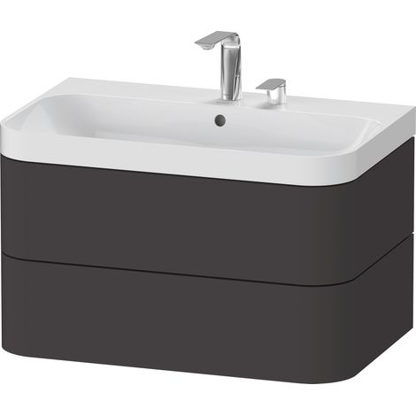 Set c-bonded Duravit Happy D.2 Plus suspendido, 775x490mm, 2