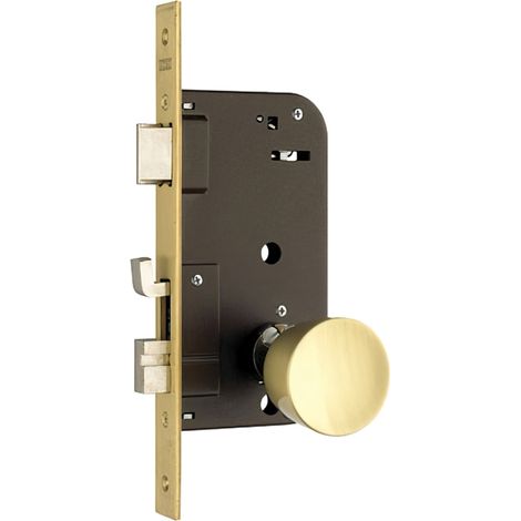 Cerradura embutir 48-e frente latonado YALE