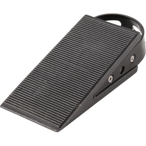 Butée de porte triangulaire en acier inoxydable 304, sans perçage, rétractable, en caoutchouc silencieux pour usage domestique, fixation de porte (1/3)