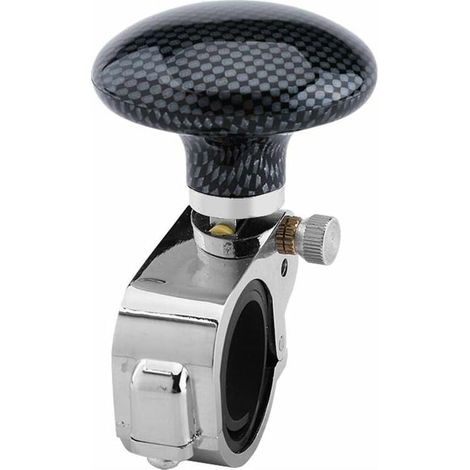 Bouton rotatif, volant Bouton rotatif universel Volant de voiture Bouton rotatif Boule auxiliaire Booster Poignée Contrôle(Brasage au carbone) (1/5)