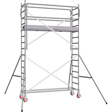 Rollgerüst 1 Gerüstdielen - Max.Arbeitshöhe 3.90m - 7130022