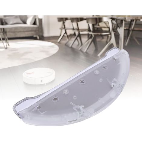 Plaque de mop pour robot aspirateur EVE PLUS/MAXIMUM/CC - ABS/SUS résistant, lavable/reutilisable, double fonction sèche/humide (1/5)