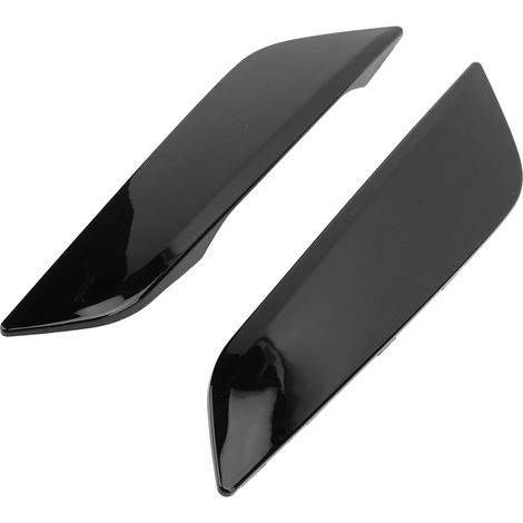 Garniture de Conduit d'air Latéral Avant, Garniture de Panneau Latéral de Conduit d'air Couvercle de Sortie ' 'aile Latérale Gauche Droite Noire pour Série 5 G30 G31 2017 à 2023 (1/5)
