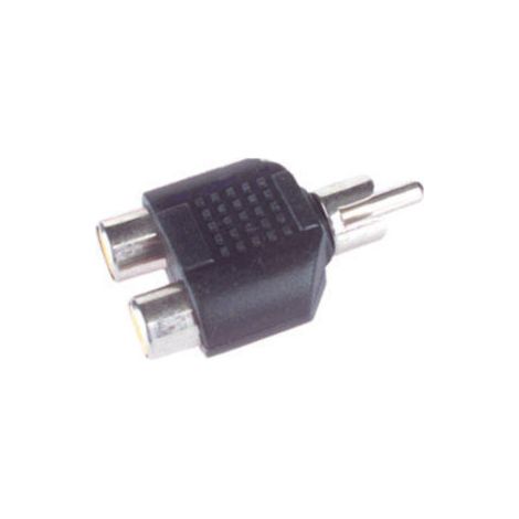 Adaptateur macho RCA vers double RCA femelle Electro Dh 13.680 8430552043958