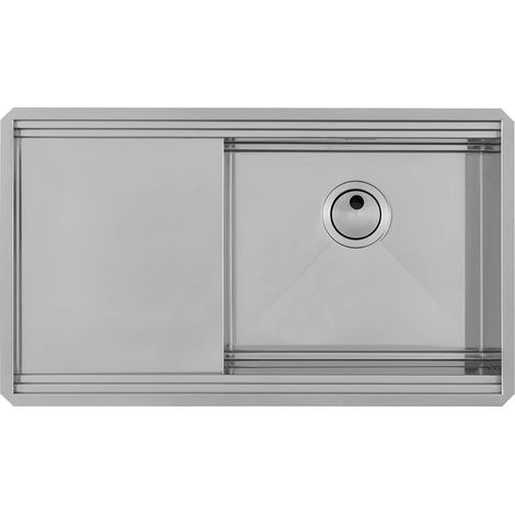 Foster Milanello Workstation Fregadero encastrado bajo encimera Rectangular Acero inoxidable (1/4)