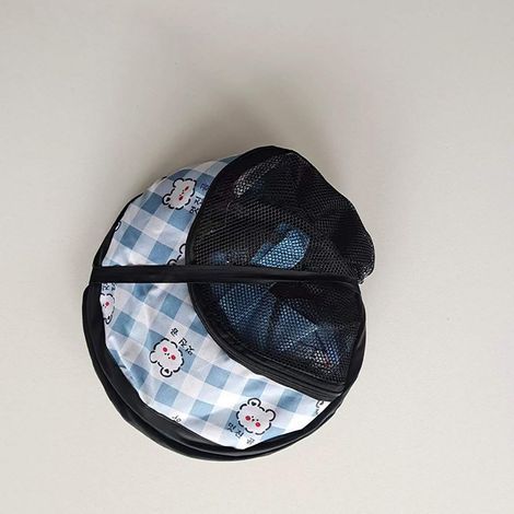 Sala de parto para gatas, caseta para gatos, sala de parto para mascotas, jaula para gatos y perros, tienda de campaña plegable para mascotas, azul (1/4)