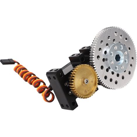 Boîte de vitesses servo avec filetage M4, grande précision, double mode, rapport de réduction externe 2:1, boîte de vitesses de direction servo (1/5)