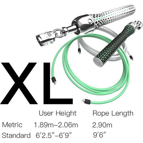 Weighted Jump Rope Skipping Rope, High Speed Weighted Self-locking Screw Jump Rope Skip Training Fitness3