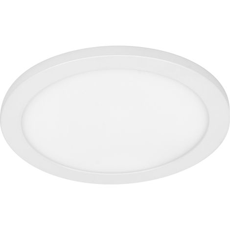 Essential LED Downlight Side-Mainlight 225 mm 24 W, spot encastré blanc chaud 3 000 K, aluminium blanc