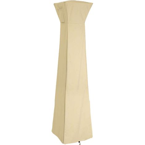 Telo di copertura per stufa da esterno Toivize - Oxford 210D - Impermeabile - Beige 84x221cm - Protezione durevole contro pioggia e polvere (1/5)