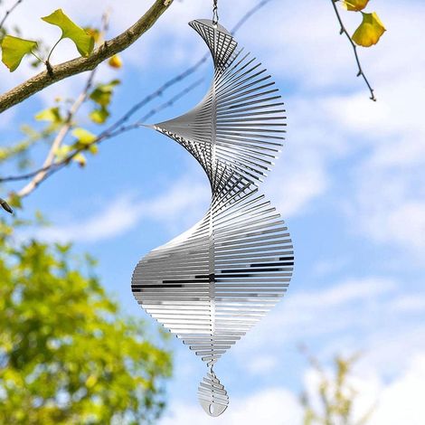 Girouette et carillon éolien 3D pour l'extérieur, décoration suspendue pour jardin, fenêtre et couloir, attrape-soleil et objet décoratif pour l'aménagement extérieur. (1/5)