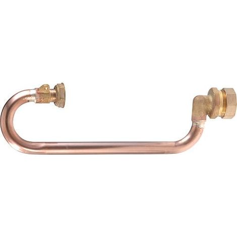 clesse coude compteur sortie JPC a souder avec cuivre, entrée 6/20 sortie tube PEHD cal20 coude 180°