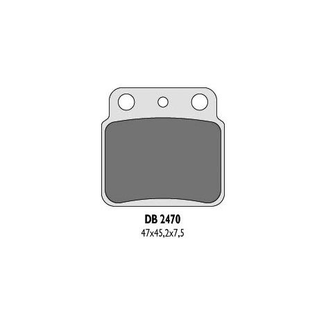 Pastillas de freno traseras Delta ltz 400 kfx Quadsport dvx