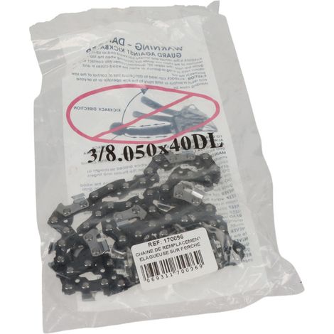 Chaîne de remplacement - pour taille haie - élagueuse sur perche électrique - pièce de rechange pour ref OXEO 760375
