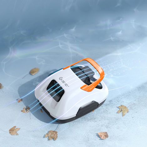 Nettoyeur de piscine sans fil, aspirateur de piscine automatique, retour automatique, nettoyeur portable, nettoie le fond de la piscine (1/5)