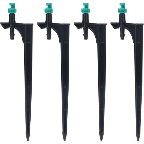 Goutteur d'irrigation, buse de brumisation ABS Durable réglable Facile à Installer 20 pièces/Sac pour Le Jardinage pour la pelouse(180 degrés avec Piston) (1/5)