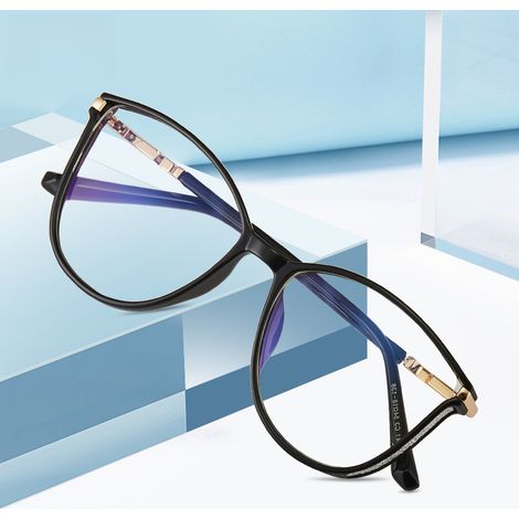 Lunettes Optiques Anti-Lumière Bleue - Monture En Tr90 Légère - Pour Écran Et Lecture - 1 Pièce (1/5)