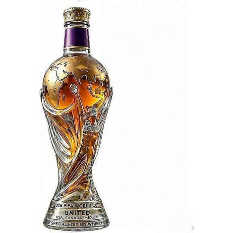 Glass Soccer Ball Whisky Decanter avec Stopper - Football Fan Decanter pour Home Bar, Office Desk