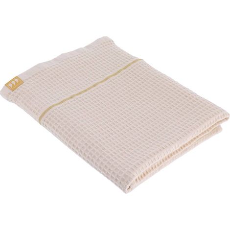 Telo da bagno 70x130 cm 100% cotone a nido d ape - beige - Tendance