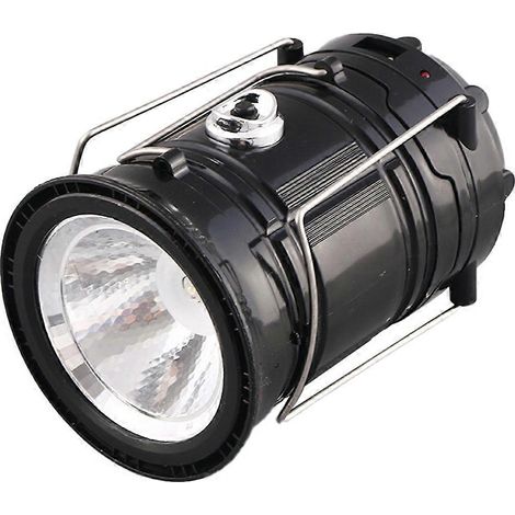 Lampes solaires multifonctionnelles à recharge, lampes de tente de camping, lampes de camping portables d'extérieur (1/4)