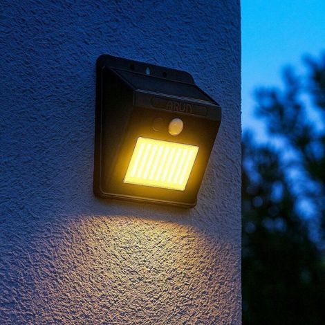 Applique solaire CCT 220 Lumens – Blanc chaud et blanc froid – IP54 pour éclairage extérieur – Installation sans câblage (1/5)
