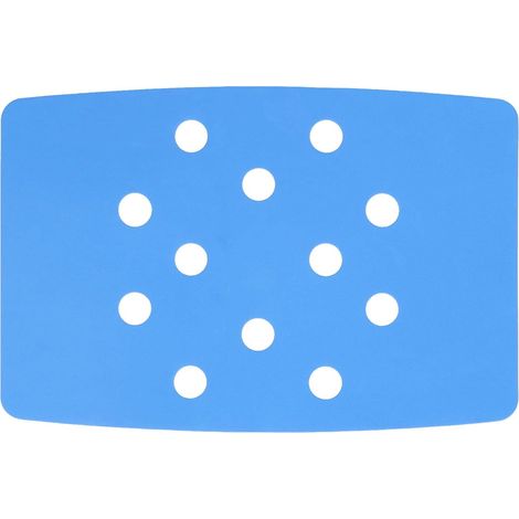 Cojín para silla de ducha, alfombrilla adhesiva para arrodillarse, cojín antideslizante para asiento de ducha de seguridad (azul) (1/4)