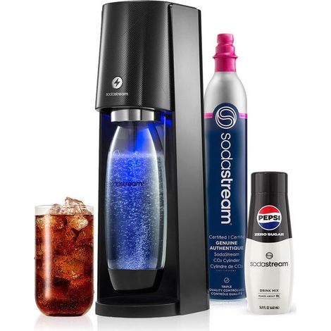 Sodastream Terra Black Starter KIT con Pepsi Regular