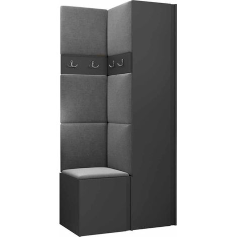 Conjunto para recibidor Pinis XXIV, Manila 16, 186x82x46cm, Tapiz, Aglomerado laminado, Colocada, Montada en la pared (1/5)