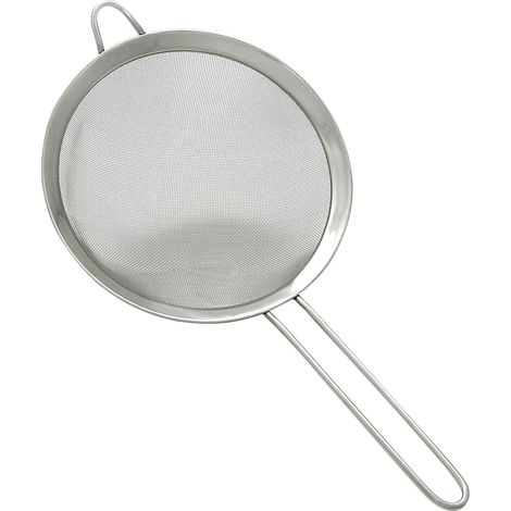 1 Passoire Acier Inoxydable, Bord Renforcé, Mailles Fines 1mm, Cuisine (1/3)