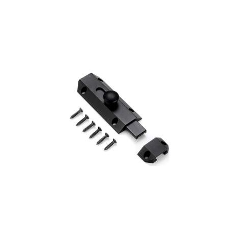 Cyslmuk – Loquet de sécurité en laiton massif – Pêne dormant renforcé – Soudures étanches – Dimensions 9,3 x 3,2 cm pour portes et armoires