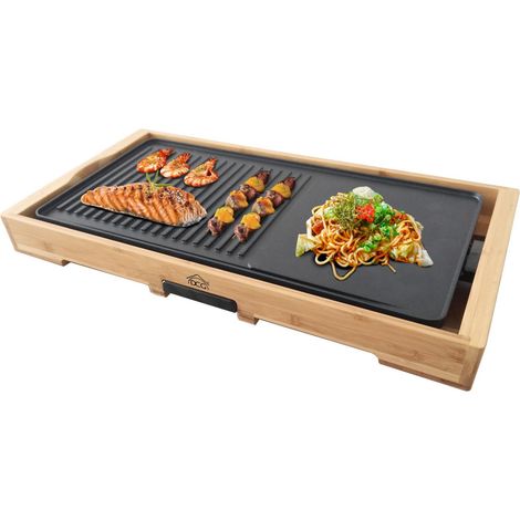 DCG Eltronic ST3150 Elektrische Bambusplatte Teppanyaki ST3150 2200 W Freistehend