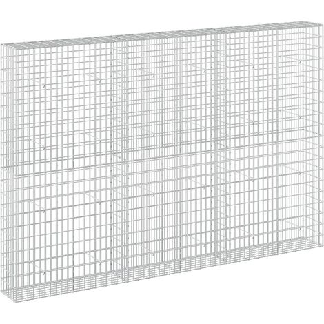 vidaXL Gabion with 3.5 mm Wire and 5x10 cm Mesh 300x30x200 cm (1/5)
