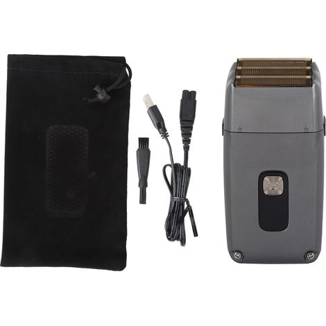 Tondeuse à cheveux électrique rechargeable, 3 têtes à lames, affichage LED, coupe puissante (1/5)