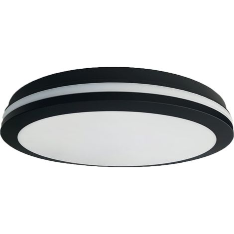 Plafoniera Marlon 48W 4000K Nero IP54 (1/5)