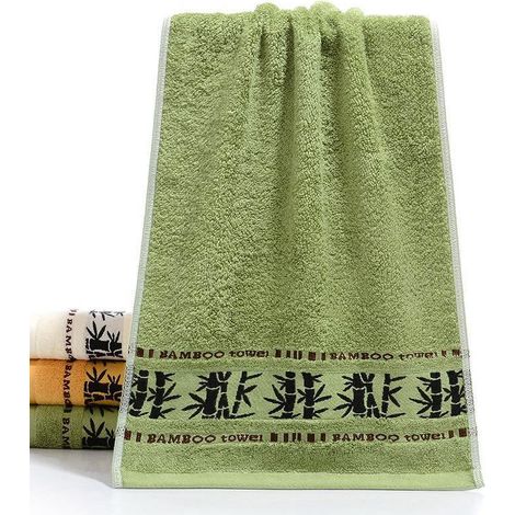 Serviette De Bain - Coton - Haute Absorption - Pour Salle De Bain Cuisine Gym Voyage - 1 Pièce (1/5)