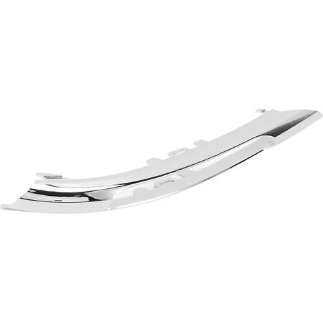 Baguette chromée pour pare-chocs avant avec feux auxiliaires, pièce détachée pour Mercedes-Benz C250 berline (2012–2014), côté droit (1/5)