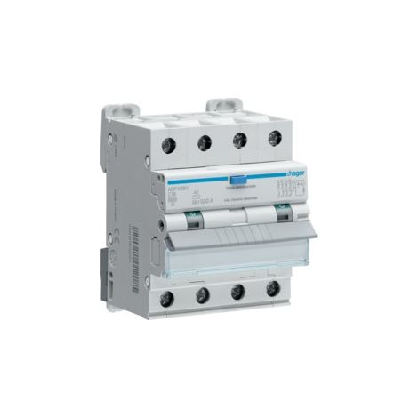 Magnetotermico Differenziale Hager 4P 32A 6kA 300mA curva C Tipo AC 4M AFP482H (1/3)
