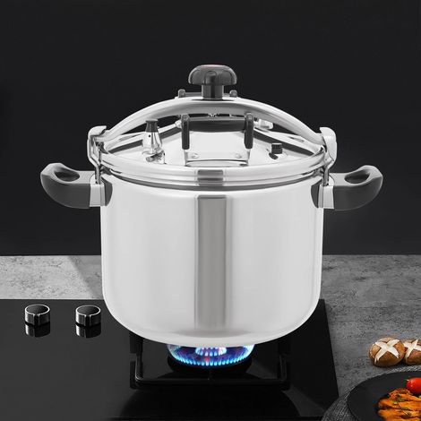 Autocuiseur en acier inoxydable 40l, casserole commerciale de grande capacité, haute pression 60kpa, feu ouvert, cuisinière électrique, cuisinière électrique en céramique, cuisinière à induction (1/5)