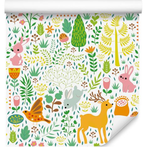 Waldtapete für Wohn- und Schlafzimmer, 50 x 1000 cm (1/5)
